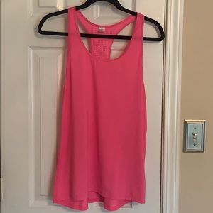 Gap fit neon pink athletic tank top